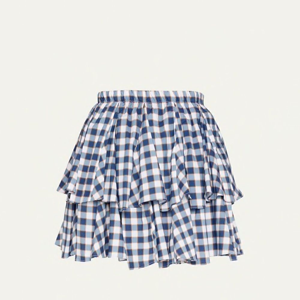 NWT Caroline Constas Reign Skirt Check - Picture 2 of 9